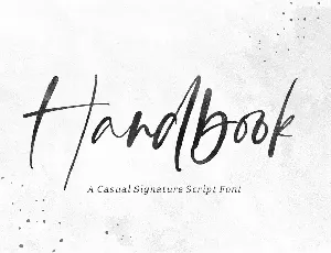 Handbook Typeface font