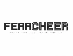 Fearcheer Sans Serif font