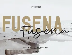 Fusena Duos font