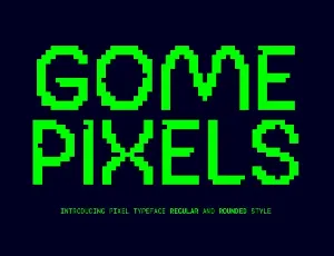 Gome Pixel font