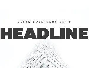 Headline font