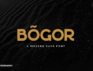 Bogor font