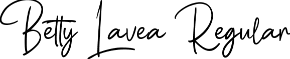 Betty Lavea Regular font - BettyLavea.ttf