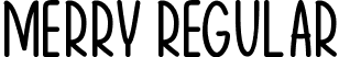 Merry Regular font - Merry.otf