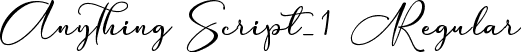 Anything Script_1 Regular font - Anything Script_1 TTF.ttf