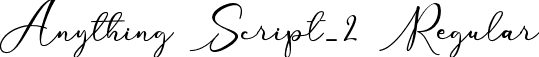 Anything Script_2 Regular font - Anything Script_2 TTF.ttf