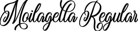 Moilagella Regular font - Moilagella.ttf