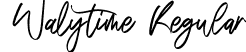 Walytime Regular font - Walytime.otf