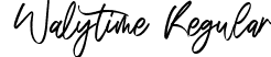 Walytime Regular font - Walytime.ttf