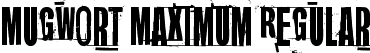 Mugwort Maximum Regular font - Mugwort Maximum.ttf