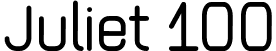 Juliet 100 font - Juliet.otf