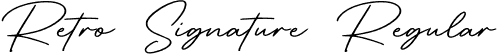 Retro Signature Regular font - RetroSignature.otf