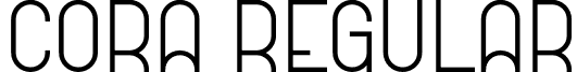 Cora Regular font - Cora.otf