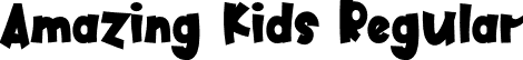 Amazing Kids Regular font - AmazingKids.otf