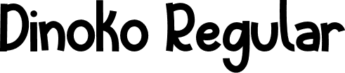 Dinoko Regular font - Dinoko-Regular.otf