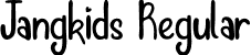 Jangkids Regular font - JANGKIDS.otf