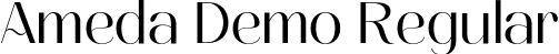 Ameda Demo Regular font - Ameda-Regular.otf