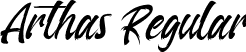 Arthas Regular font - Arthas-Regular.otf