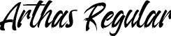 Arthas Regular font - Arthas-Regular.ttf