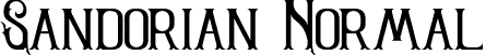 Sandorian Normal font - Sandorian-Normal.ttf