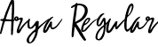 Arya Regular font - Arya-Regular.otf