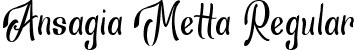 Ansagia Metta Regular font - Ansagia Metta.ttf