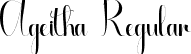 Ageitha Regular font - Ageitha.ttf