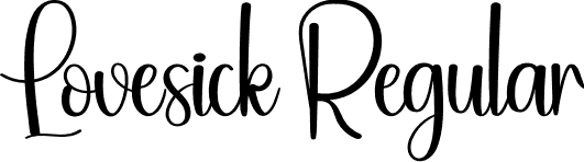 Lovesick Regular font - Lovesick.otf