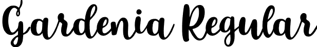 Gardenia Regular font - Gardenia.otf