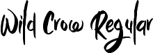 Wild Crow Regular font - Wild Crow Italic - TTF.ttf