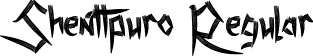 Shenttpuro Regular font - Shenttpuro Font.ttf