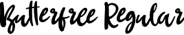 Butterfree Regular font - Butterfree.otf