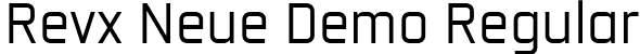 Revx Neue Demo Regular font - RevxNeueDemo-Regular.ttf