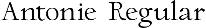 Antonie Regular font - Antonie-Regular Free.otf