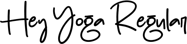 Hey Yoga Regular font - Hey-Yoga.otf