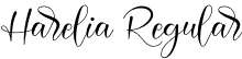 Harelia Regular font - Harelia.otf