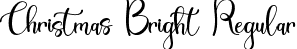 Christmas Bright Regular font - ChristmasBright.ttf