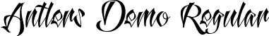 Antlers Demo Regular font - Antlers_Demo.ttf