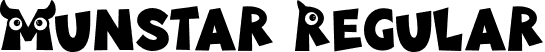 Munstar Regular font - Munstar-Regular.otf