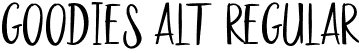 Goodies Alt2 Regular font - GoodiesAlt2-Regular.otf