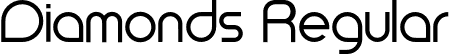 Diamonds Regular font - Diamonds-Regular.otf