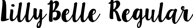 LillyBelle Regular font - LillyBelle.ttf