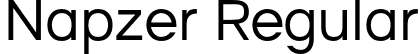 Napzer Regular font - Napzer-Regular.otf