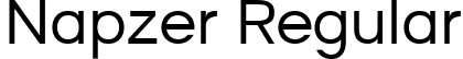 Napzer Regular font - Napzer-Regular.ttf