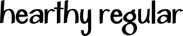 Hearthy Regular font - Home&Hearth.ttf