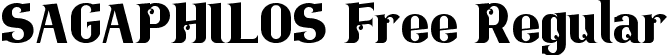 SAGAPHILOS Free Regular font - SAGAPHILOS-Personal-Use.ttf