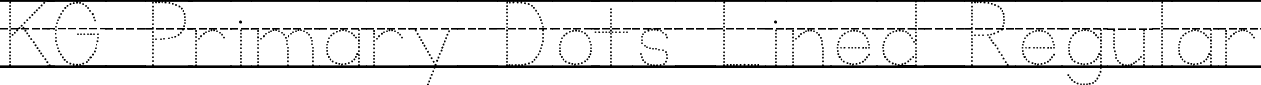 KG Primary Dots Lined Regular font - KGPrimaryDotsLined.ttf