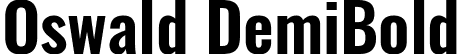 Oswald DemiBold font - Oswald-DemiBold.ttf