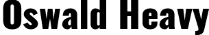 Oswald Heavy font - Oswald-Heavy.ttf