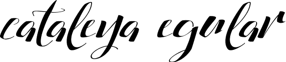cataleya Regular font - Cataleya Lite Version.ttf